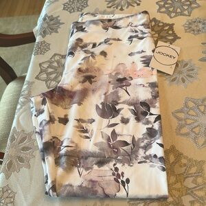 Jockey brand new leggings with tags in size XL, floral design